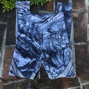 Zella leggings with nylon cut outs size XS